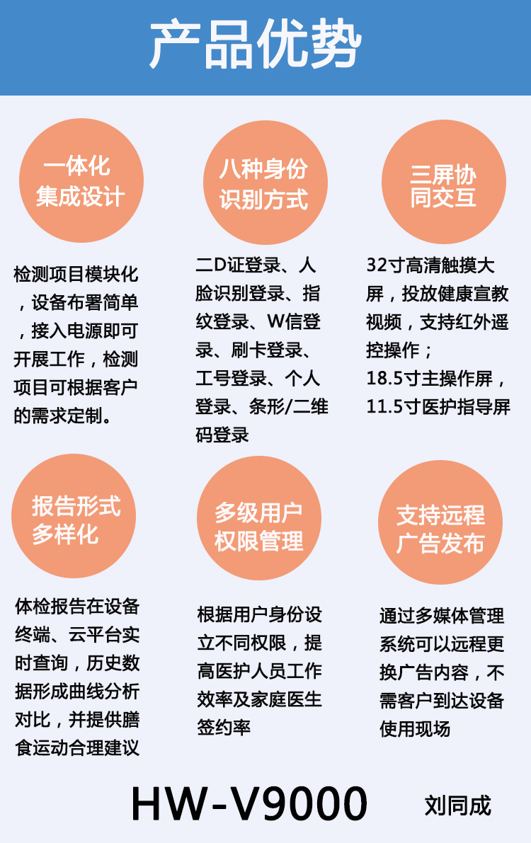 自助健康小屋体检机 智慧健康养老体检一体机HW-V9000S公卫系统